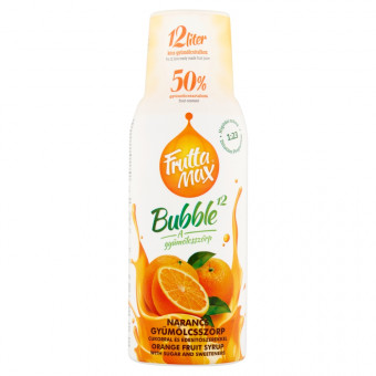 FruttaMax Orange Sirup 500ml, Bubble 50% Fruchtanteil