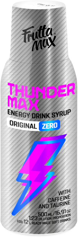 Thunder MAX, Frutta Max Energy-Drink-Sirup, Zero ohne Zucker 5000ml